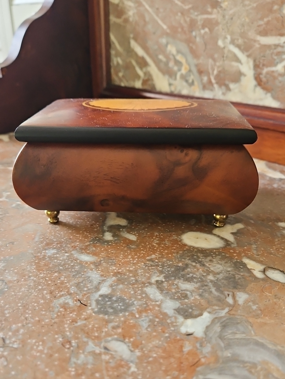 Vintage Reuge Music Box & Jewelry Box Romance Is The Song Italy